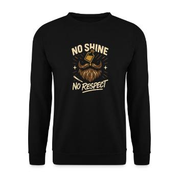Bartöl Pflege Humor Gepflegter Lebensstil - Unisex Pullover - Schwarz - Vorne - Alina (178cm) & Michal (187cm)