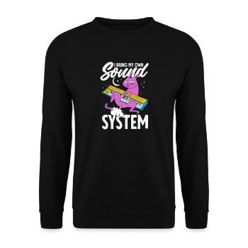 Pet public drôle et inapproprié - Sweat-shirt Unisexe - noir - Devant - Alina (178cm) & Michal (187cm)
