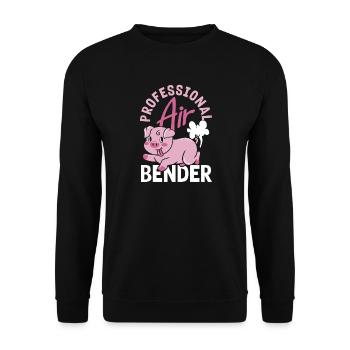 Pet public drôle et inapproprié - Sweat-shirt Unisexe - noir - Devant - Alina (178cm) & Michal (187cm)