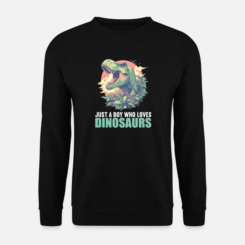 Dino Dinosaur Dinosaur - Unisex Sweatshirt - black