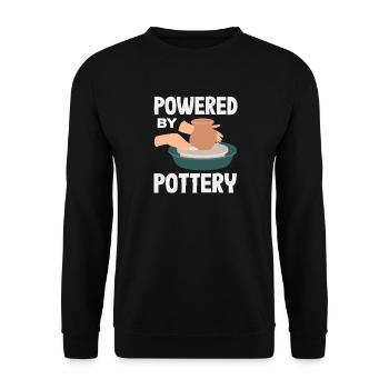 Von Keramik Angetrieben - Unisex Pullover - Schwarz - Vorne - Alina (178cm) & Michal (187cm)
