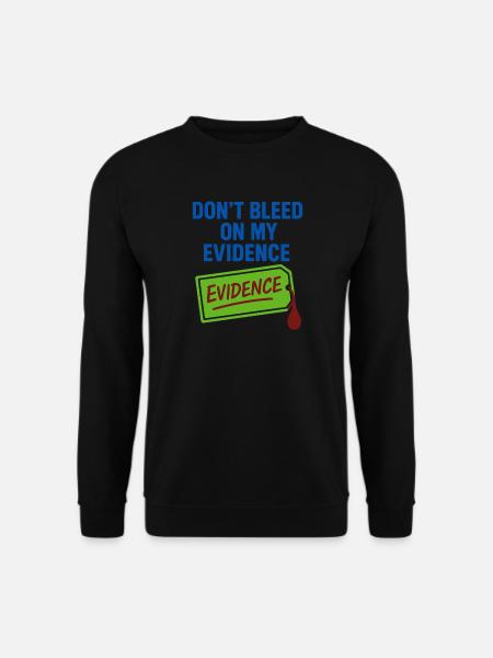 Forensic Chemist Crime Lab Toxicology - Unisex Sweatshirt - black