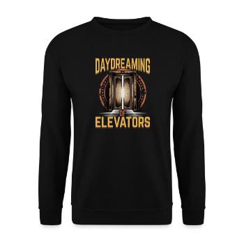 Elevator toddler & kids - Unisex Sweatshirt - black - Front - Alina (178cm) & Michal (187cm)