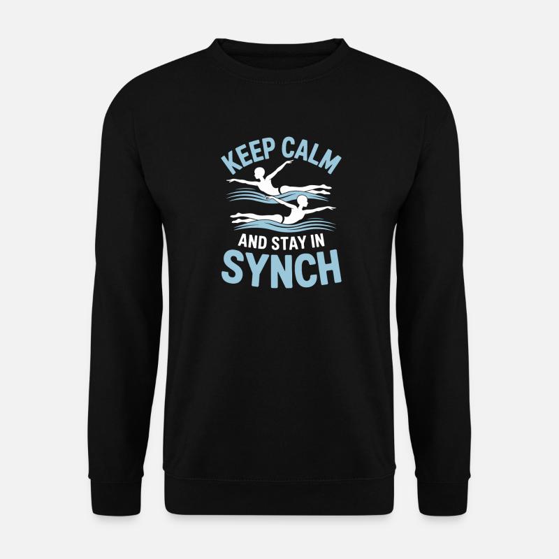 Synchronschwimmen Kunstschwimmen Wassersport - Unisex Pullover - Schwarz