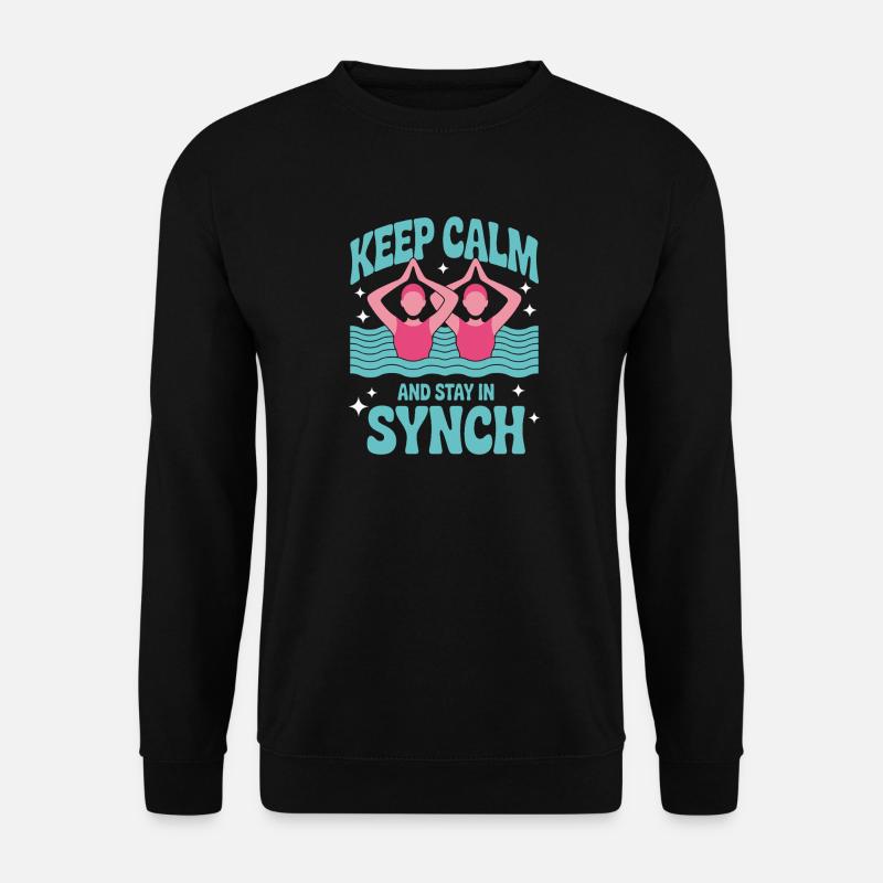 Synchronschwimmen Kunstschwimmen Wassersport - Unisex Pullover - Schwarz