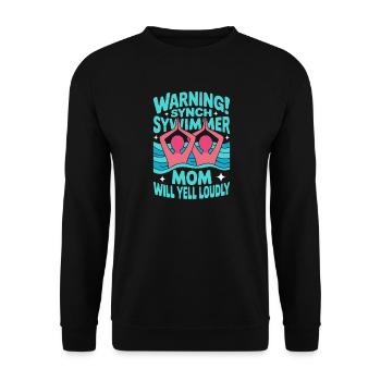 Natation synchronisée Natation artistique Sports nautiques - Sweat-shirt Unisexe - noir - Devant - Alina (178cm) & Michal (187cm)