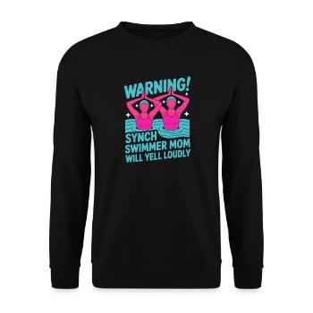 Natation synchronisée Natation artistique Sports nautiques - Sweat-shirt Unisexe - noir - Devant - Alina (178cm) & Michal (187cm)