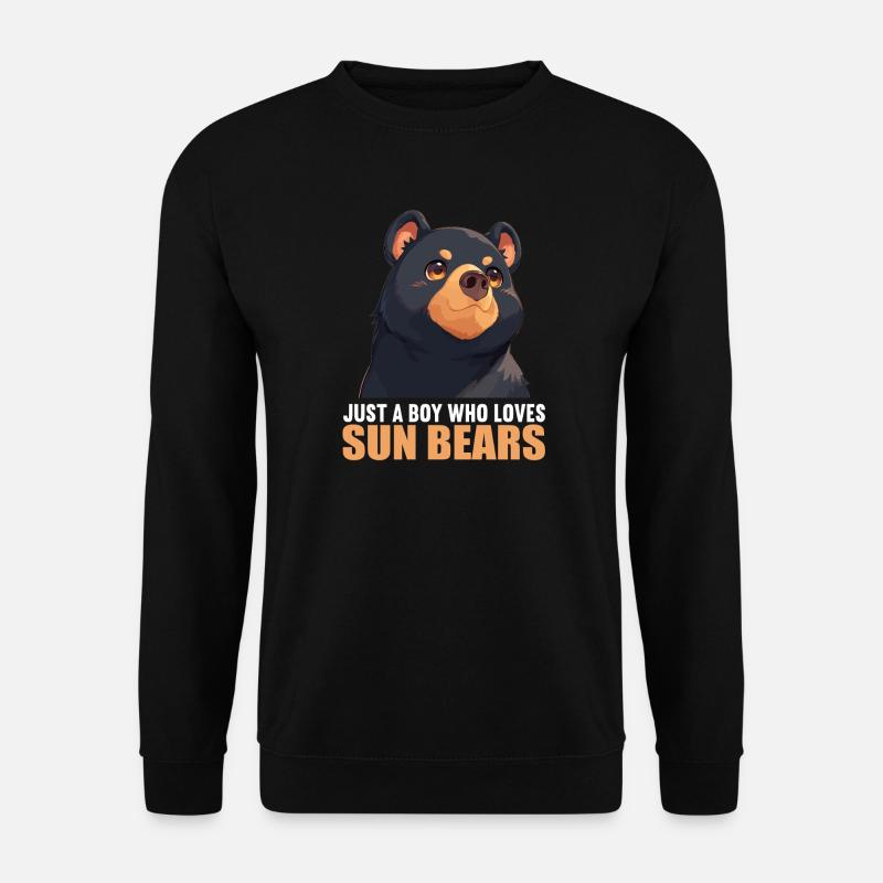 Sun Bear Malay Bear - Unisex Sweatshirt - black