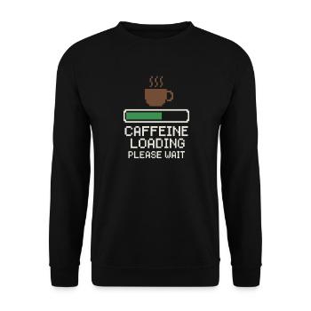 Barista Espresso Crew Café Slinger Latte - Sweat-shirt Unisexe - noir - Devant - Alina (178cm) & Michal (187cm)