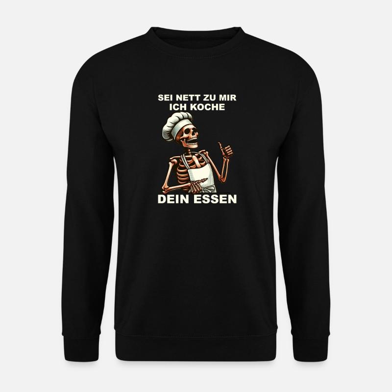 Koch Outfit Gastronomie Gastro - Unisex Pullover - Schwarz
