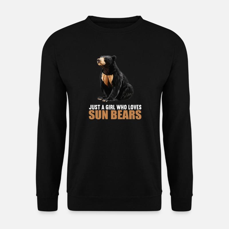 Sun Bear Malaienbär - Unisex Pullover - Schwarz