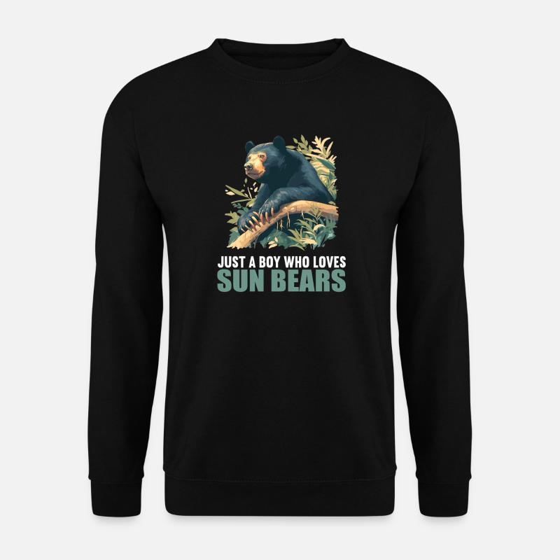 Sun Bear Malay Bear - Unisex Sweatshirt - black