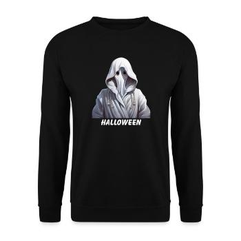 GEIST HALLOWEEN - Unisex Pullover - Schwarz - Vorne - Alina (178cm) & Michal (187cm)
