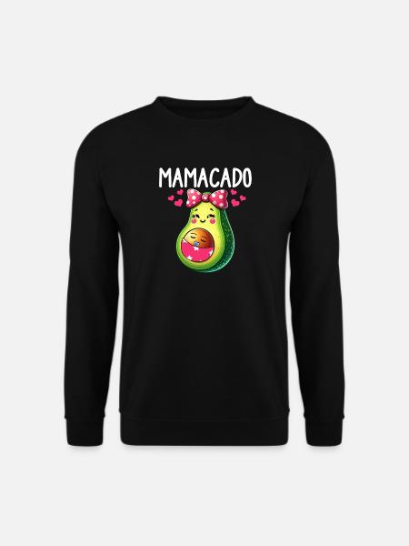 Mamacado Avocado Lover Mother's Day - Unisex Sweatshirt - black