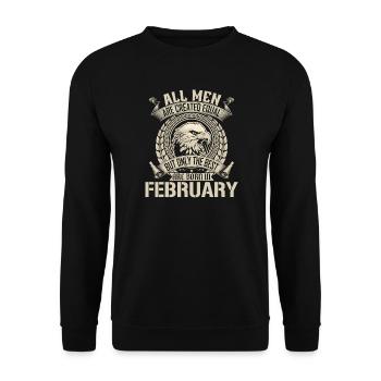 February Eagle Unity Statement - Unisex Sweatshirt - black - Front - Alina (178cm) & Michal (187cm)