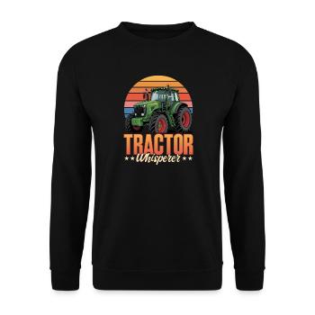 Tractor Kids Farm Lifestyle - Unisex Pullover - Schwarz - Vorne - Alina (178cm) & Michal (187cm)