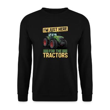 Tractor Kids Farm Lifestyle - Unisex Pullover - Schwarz - Vorne - Alina (178cm) & Michal (187cm)