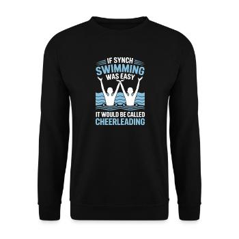 Natation synchronisée Natation artistique Sports nautiques - Sweat-shirt Unisexe - noir - Devant - Alina (178cm) & Michal (187cm)