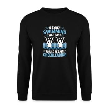 Natation synchronisée Natation artistique Sports nautiques - Sweat-shirt Unisexe - noir - Devant - Alina (178cm) & Michal (187cm)