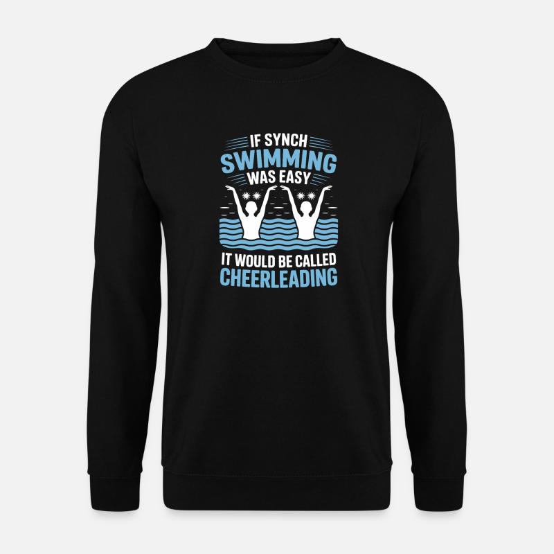 Synchronschwimmen Kunstschwimmen Wassersport - Unisex Pullover - Schwarz