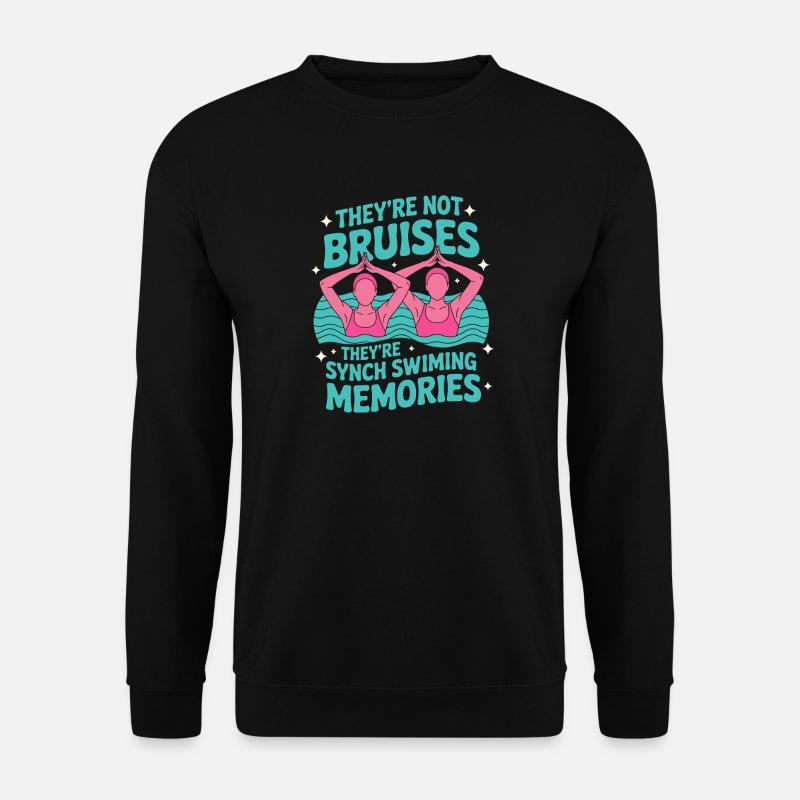 Synchronschwimmen Kunstschwimmen Wassersport - Unisex Pullover - Schwarz