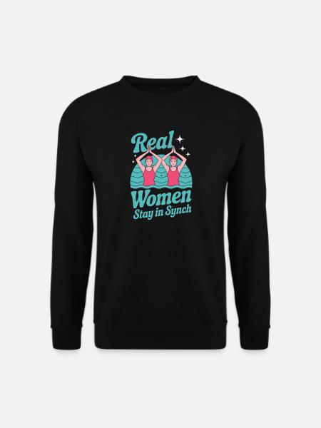 Synchronschwimmen Kunstschwimmen Wassersport - Unisex Pullover - Schwarz