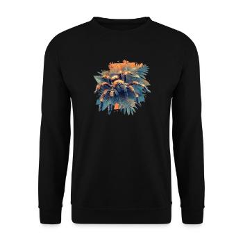 Tarantulas Tarantula - Unisex Sweatshirt - black - Front - Alina (178cm) & Michal (187cm)