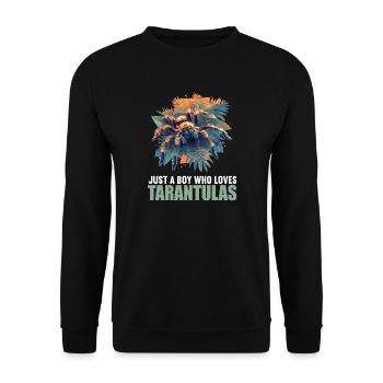 Tarantulas Tarantula - Unisex Sweatshirt - black - Front - Alina (178cm) & Michal (187cm)