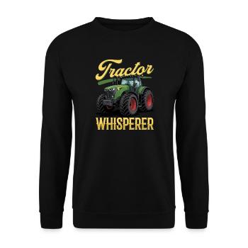 Tractor Kids Farm Lifestyle - Unisex Pullover - Schwarz - Vorne - Alina (178cm) & Michal (187cm)