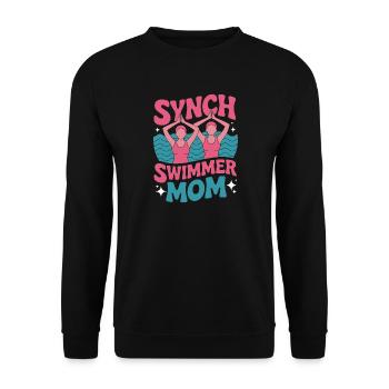 Synchronschwimmen Kunstschwimmen Wassersport - Unisex Pullover - Schwarz - Vorne - Alina (178cm) & Michal (187cm)