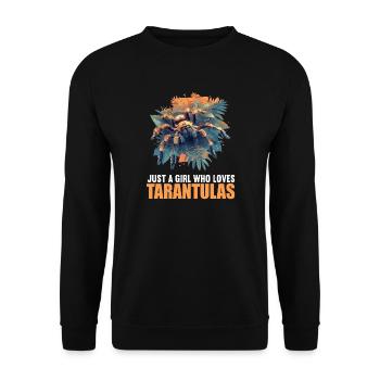 Tarantulas Tarantula - Unisex Sweatshirt - black - Front - Alina (178cm) & Michal (187cm)
