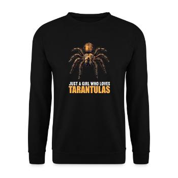 Tarantulas Tarantula - Unisex Sweatshirt - black - Front - Alina (178cm) & Michal (187cm)
