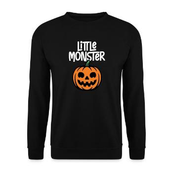petit monstre - Sweat-shirt Unisexe - noir - Devant - Alina (178cm) & Michal (187cm)