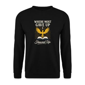 Staff for Alternative Education Teacher Second - Unisex Sweatshirt - black - Front - Alina (178cm) & Michal (187cm)