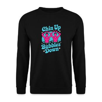 Synchronschwimmen Kunstschwimmen Wassersport - Unisex Pullover - Schwarz - Vorne - Alina (178cm) & Michal (187cm)