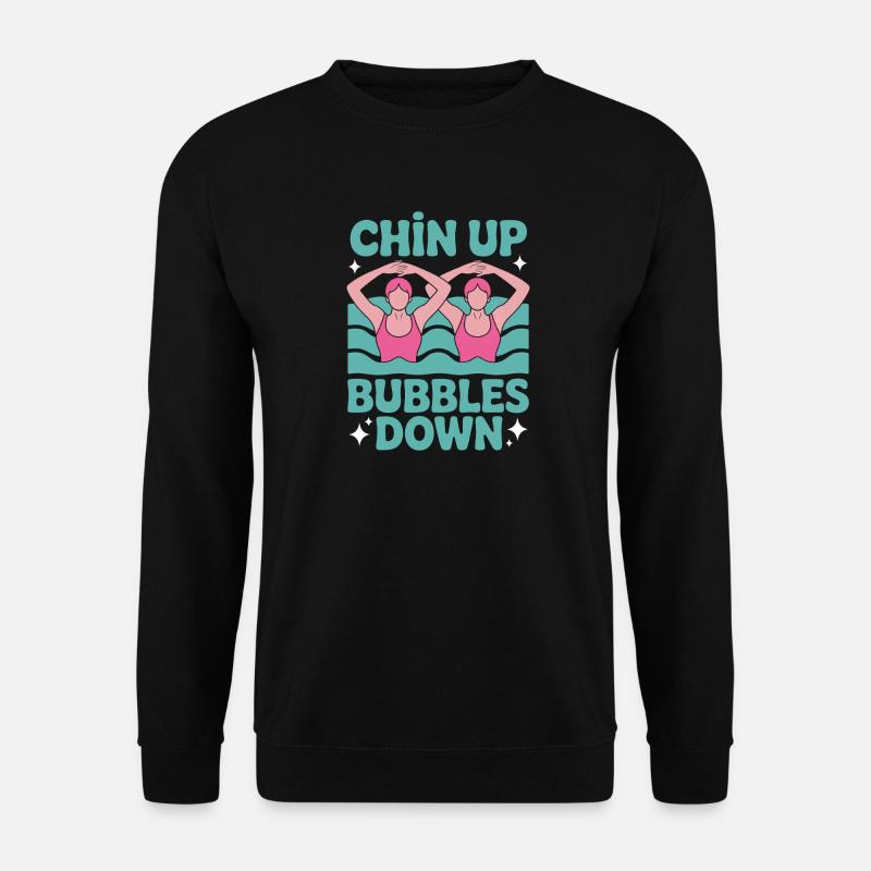 Synchronschwimmen Kunstschwimmen Wassersport - Unisex Pullover - Schwarz