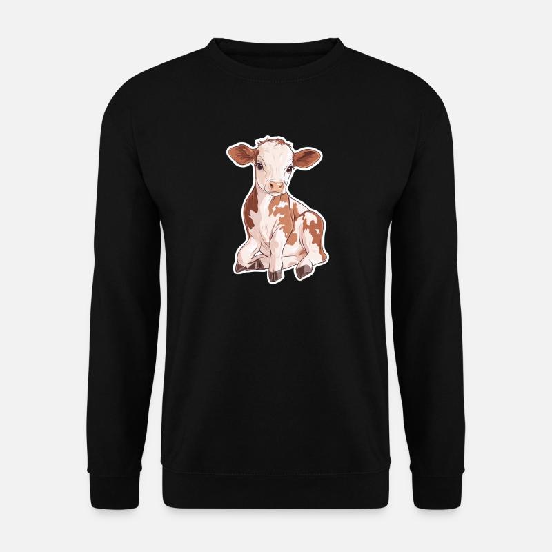 Cow - Unisex Sweatshirt - black