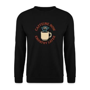 Future psychologist diagnose me - Unisex Sweatshirt - black - Front - Alina (178cm) & Michal (187cm)
