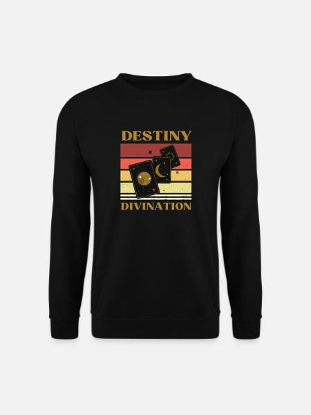 DESTINY AND TAROT DIVINATION - Unisex Sweatshirt - black