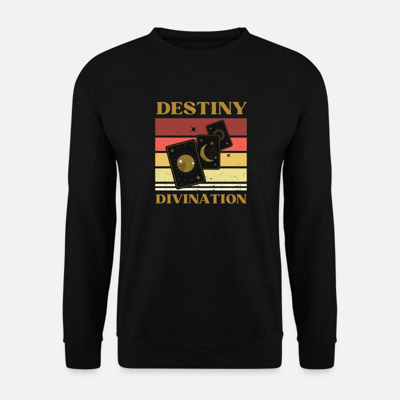 DESTINY AND TAROT DIVINATION - Unisex Sweatshirt - black