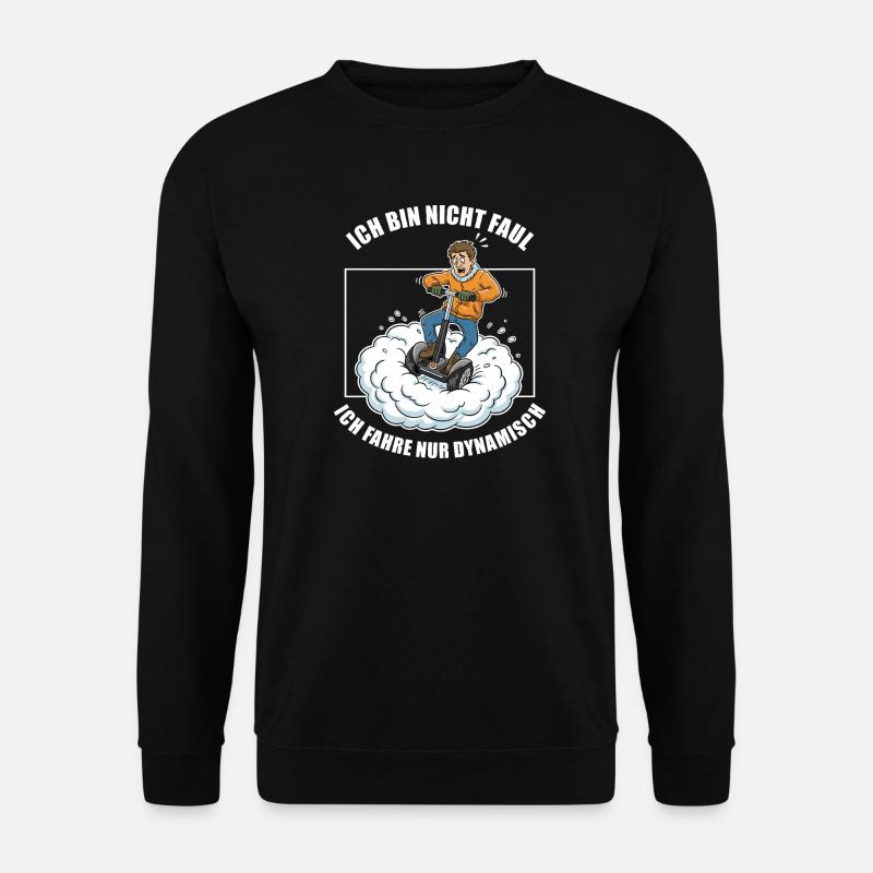 I only drive dynamically - Unisex Sweatshirt - black