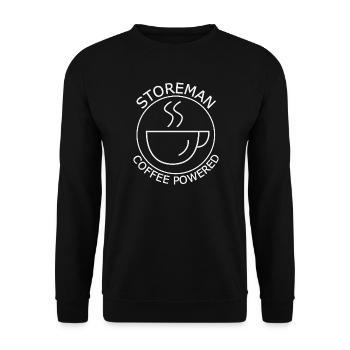 Storeman Café Alimenté - Sweat-shirt Unisexe - noir - Devant - Alina (178cm) & Michal (187cm)