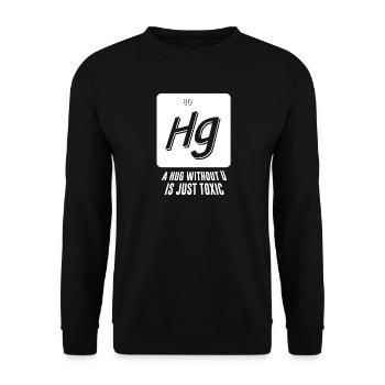 Chimie Chimiste Professeur de chimie Drôle de science - Sweat-shirt Unisexe - noir - Devant - Alina (178cm) & Michal (187cm)