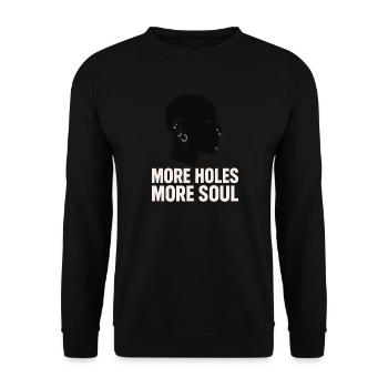Piercing Addict Body Mod Enthusiast - Sweat-shirt Unisexe - noir - Devant - Alina (178cm) & Michal (187cm)