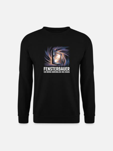 Fensterbauer - Unisex Pullover - Schwarz