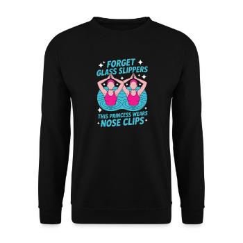 Natation synchronisée Natation artistique Sports nautiques - Sweat-shirt Unisexe - noir - Devant - Alina (178cm) & Michal (187cm)