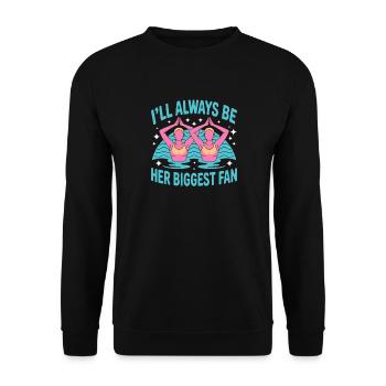 Synchronschwimmen Kunstschwimmen Wassersport - Unisex Pullover - Schwarz - Vorne - Alina (178cm) & Michal (187cm)