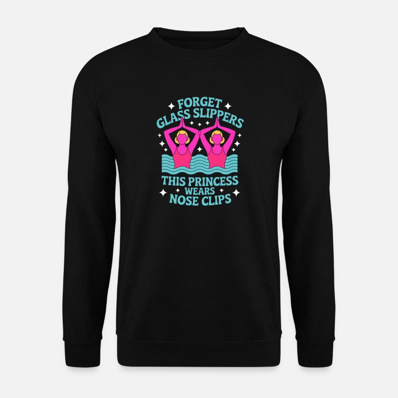 Synchronschwimmen Kunstschwimmen Wassersport - Unisex Pullover - Schwarz