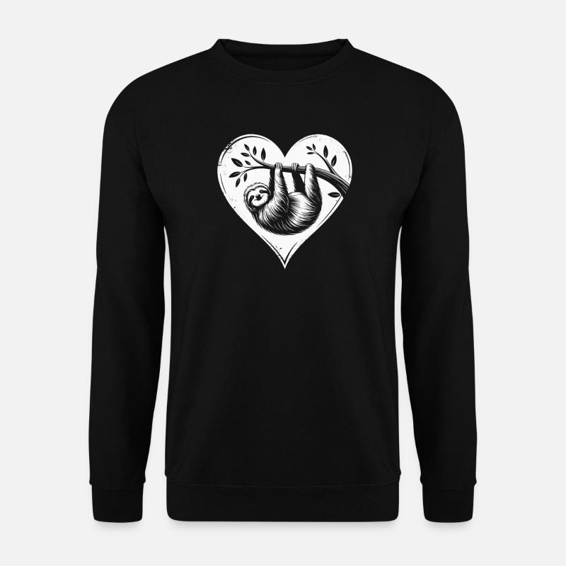 Sloth - Unisex Sweatshirt - black