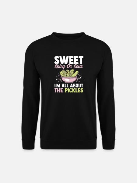 Aigre-doux épicé concombre Cadeau de Thanksgiving - Sweat-shirt Unisexe - noir
